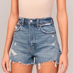 High rise mom shorts A&F